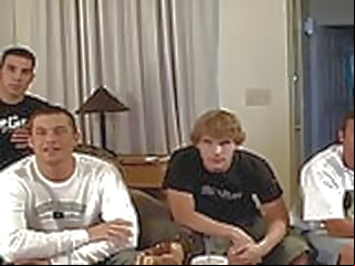 straight Straight Guys James, Jared, Marcus and Paul Have Some Gay Fun with Each Other guys